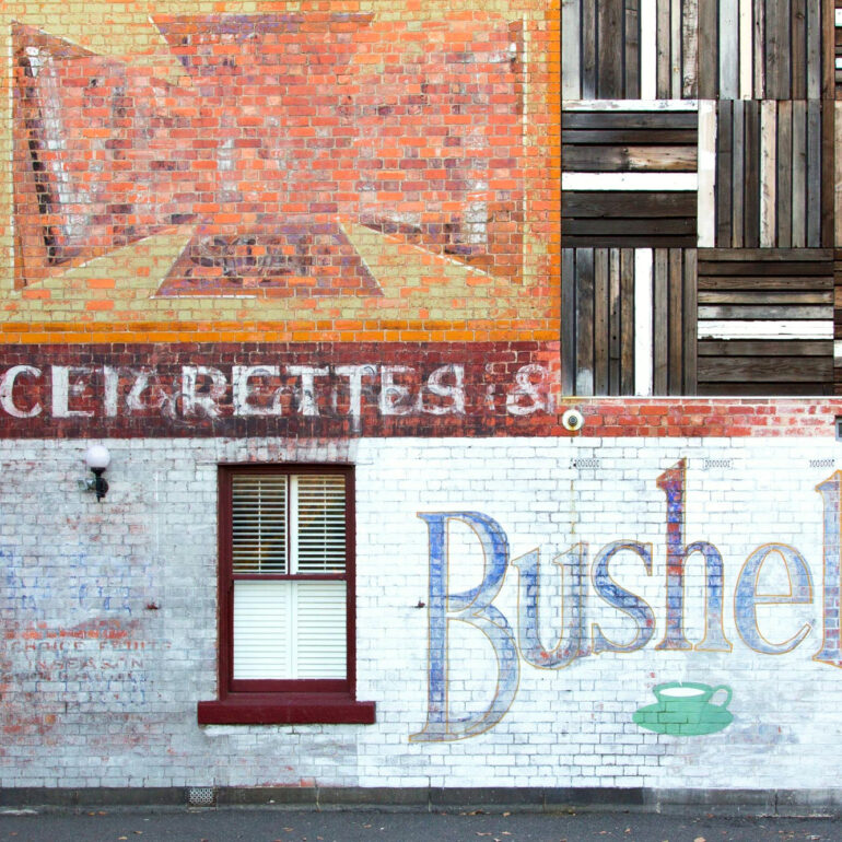 Bushells tea ghost sign, Carlton, Melbourne inner north, hidden__north documentary photography